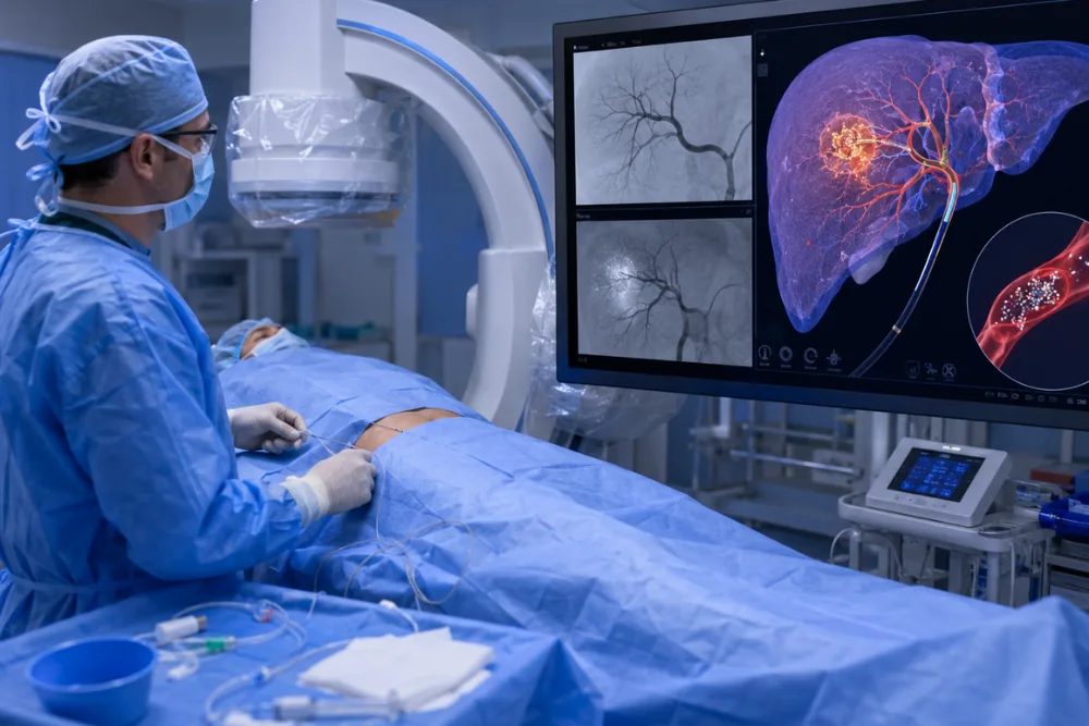 Radioembolización en Guatemala: tratamiento con microesferas radiactivas para tumores hepáticos